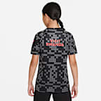 Paris Saint-Germain Older Kids' Nike Dri-FIT Pre-Match Football Top