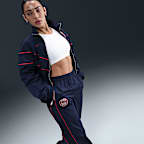 Paris Saint-Germain Windrunner Nike Football Hose mit hohem Bund und offenem Saum (Damen)