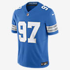 Aidan Hutchinson Detroit Lions Men's Nike Dri-FIT NFL Limited Football Jersey - Blue