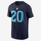 Tony Pollard Tennessee Titans Rivalries Collection Men's Nike NFL T-Shirt - Navy