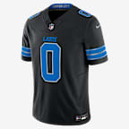 Jahmyr Gibbs Detroit Lions Men's Nike Dri-FIT NFL Limited Jersey - Black