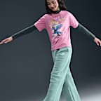 Pants de pierna ancha para niña Nike Sportswear Club Fleece