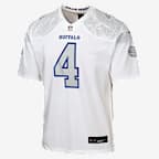 James Cook III Buffalo Bills Rivalries Collection Big Kids' Nike NFL Game Jersey - White