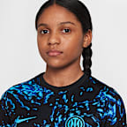 Inter Milan Academy Pro Older Kids' Nike Dri-FIT Football Pre-Match Top