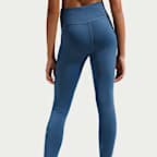 Nike One Big Kids' (Girls') Dri-FIT High-Waisted Leggings
