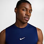 Playera de fitness ajustada sin mangas Dri-FIT para hombre Nike Pro