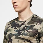 Nike Dri-FIT Trainings-T-Shirt im Camo-Design für Herren