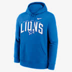 Detroit Lions Club Men's Nike NFL Pullover Hoodie - Blue