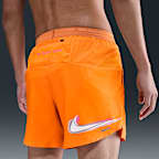 กางเกงวิ่งขาสั้น 5 นิ้วมีซับในผู้ชาย Dri-FIT Nike Stride "Eliud Kipchoge"