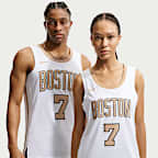 Maglia Jaylen Brown Boston Celtics City Edition Swingman Nike NBA – Uomo - Bianco