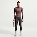 Γυναικείο τζάκετ Dri-FIT με φερμουάρ σε όλο το μήκος Nike One Fitted