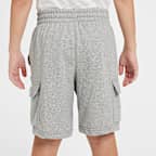 Shorts cargo de French Terry para niños talla grande Nike Sportswear Club