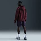 Sudadera con gorro de tejido Fleece de cierre completo para hombre Nike Solo Swoosh