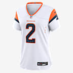 Jersey de fútbol americano Nike de la NFL Game para mujer Patrick Surtain II Denver Broncos