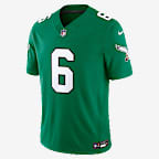 DeVonta Smith Philadelphia Eagles Men's Nike Dri-FIT NFL Limited Jersey - Kelly Green