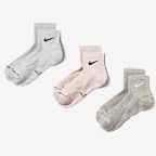 Nike Everyday Elevated Ankle Socks (3 Pairs) - Multi-Colour