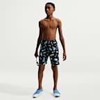 Nike Swim Breaker Big Kids' (Boys') 7" Brief-Lined Volley Short