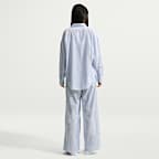 Nike Sportswear Chill Poplin Women's Oversized Woven Long-Sleeve Striped Top