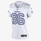 Dalton Kincaid Buffalo Bills Rivalries Collection Women’s Nike NFL Game Jersey - White