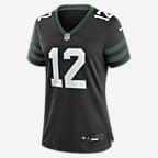 Joe Namath New York Jets Women's Nike NFL Game Football Jersey - Black