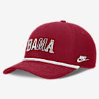 Alabama Legacy Basketball Rope Rise Men's Nike College Adjustable Hat - Team Crimson