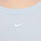 Nike Sportswear Chill Knit Women's Tight Scoop-Back Long-Sleeve Mini-Rib Top