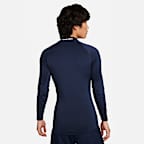 ナイキ プロ メンズ Dri-FIT フィットネス モックネック ロングスリーブ トップ