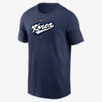 Korea National Baseball Team 2026 World Baseball Classic Wordmark Men's Nike T-Shirt - Navy