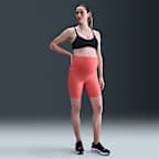 Damski stanik sportowy do karmienia zapewniający lekkie wsparcie z wkładkami (ciążowy) Nike (M) Alate Minimalist