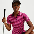 Nike Tour Women's Dri-FIT Short-Sleeve Printed Golf Polo