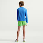 Playera de manga larga Dri-FIT UV para niño talla grande Nike Swim Hydroguard