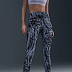 Leggings de correr estampados de 7/8 y cintura alta para mujer Nike Swift