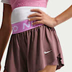 Nike Pro Big Kids' (Girls') Dri-FIT 2-in-1 Shorts