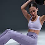 Leggings de cintura alta sin costura delantera de 7/8 para mujer Nike Universa