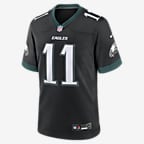 A.J. Brown Philadelphia Eagles Men's Nike NFL Game Jersey - Black