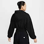 Nike Sportswear Women's Oversized Cropped French Terry Pullover Hoodie