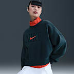 Sudadera oversized de cuello redondo para mujer Nike Sportswear Phoenix Fleece