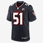 Will Anderson Jr. Houston Texans 25th Season Men's Nike NFL Game Jersey - Navy