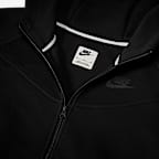 Sudadera con gorro de cierre completo para niñas talla grande Nike Sportswear Tech Fleece