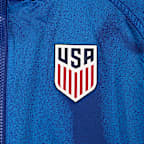 Chamarra tipo anorak Nike para hombre de la selección nacional de fútbol masculino de Estados Unidos