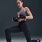 Nike Universa Women's High-Waisted 7/8 Floral Leggings with No Front Seam