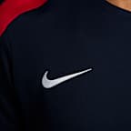 Playera de fútbol de manga corta de tejido Knit Nike Dri-FIT de la selección nacional masculina de Estados Unidos Strike para mujer