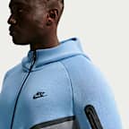 Chamarra Windrunner de tejido Fleece de cierre completo para hombre Nike Tech
