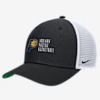 Indiana Pacers 2024/25 Rise Icon Edition Nike NBA Trucker Cap - Black