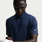 Polo de golf de manga Dri-FIT con logotipo para hombre Nike Velocity