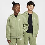 Nike Sportswear Club Fleece Big Kids' Full-Zip Winterized Hoodie