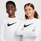 Playera de manga larga Dri-FIT para niño talla grande Nike Legend
