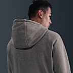 ナイキ スポーツウェア クラブ メンズ ウォッシュ加工 フリース パーカー