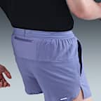 Nike Stride Men's Dri-FIT 12.5cm (approx.) Brief-Lined Perforated Running Shorts