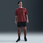 Haut de training à manches courtes Dri-FIT Nike Gym Heritage pour homme